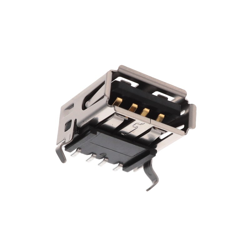 1 pcs : KUSBX-SMT-AS1N-B30 - SMT USB A-TYPE RECEPTACLE BKL 30