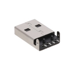 1 pcs : KUSBX-SMT2AP1S-B30TR - USB A-TYPE PLUG SMT FULLY SHIELD