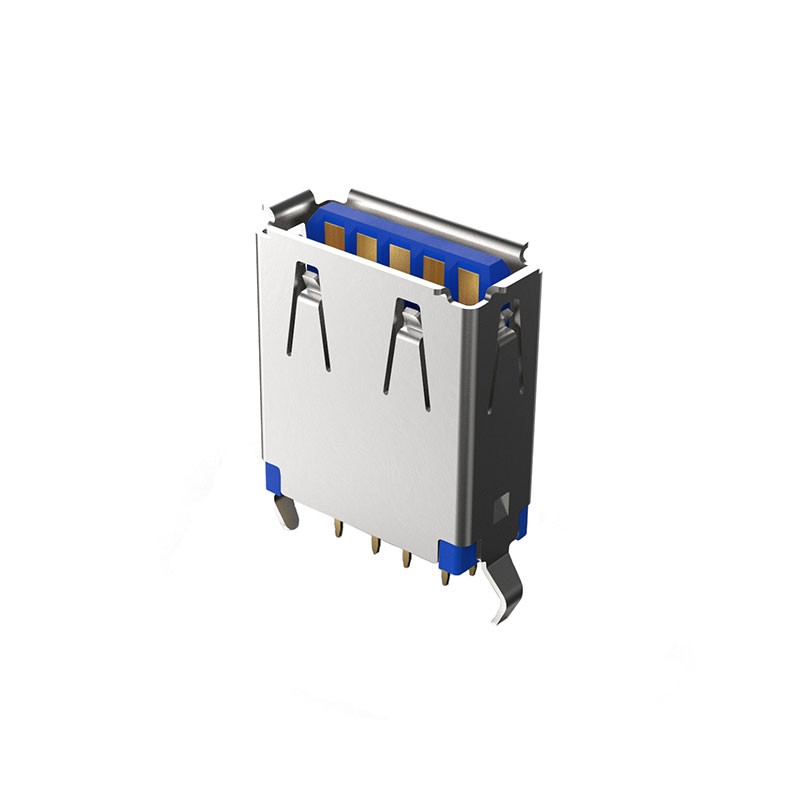 1 pcs : USB1086-GF-B - CONN RCPT USB A 3.0 9P HI MATING