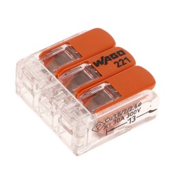 1 pcs : 221-613/VE00-1000 - COMPACT SPLICING CONNECTOR BULK