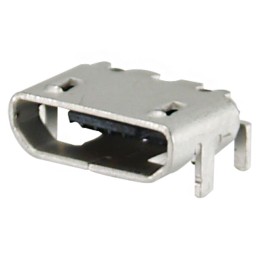 1 pcs : KMMX-BSMT35S-B30TR - CONN RCPT USB MICRO B SMD RA