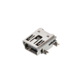 1 pcs : MUSB-05-F-B-SM-A-TR - CONN RCPT USB2.0 MINI B SMD R/A
