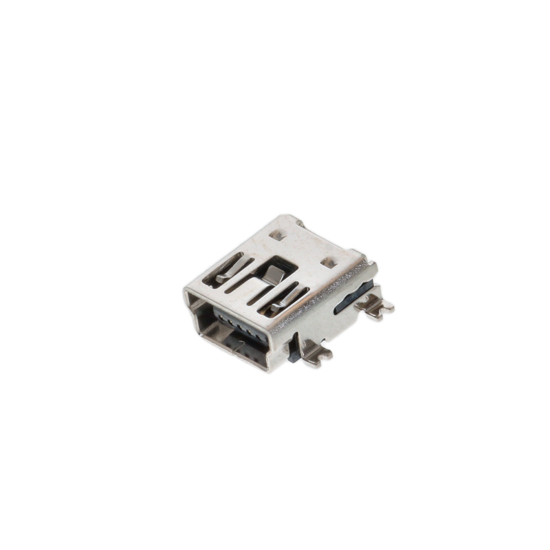 1 pcs : MUSB-05-F-B-SM-A-TR - CONN RCPT USB2.0 MINI B SMD R/A