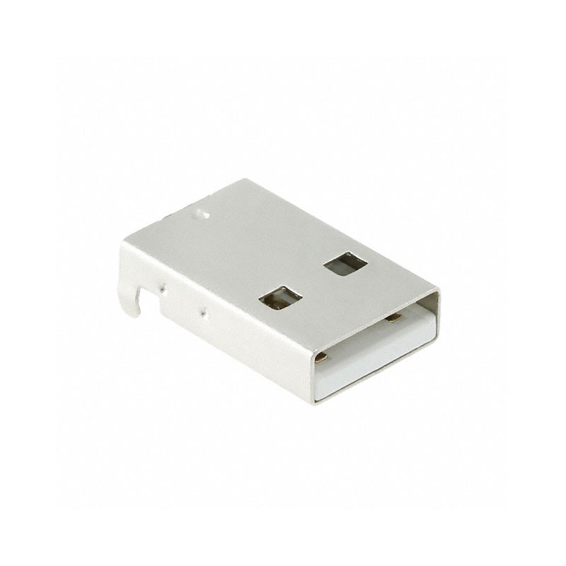 1 pcs : 932 - CONN PLUG USB2.0 TYPEA 4POS R/A