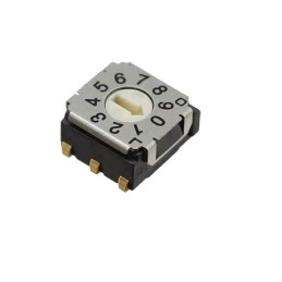 2 pcs - NIDEC COPAL ELECTRONICS GMBH Rotary Coded DIP Switch