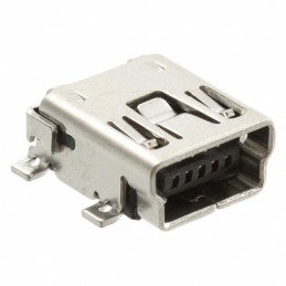 1 pcs : 1734035-1 - CONN RCPT USB2.0 MINI B SMD R/A