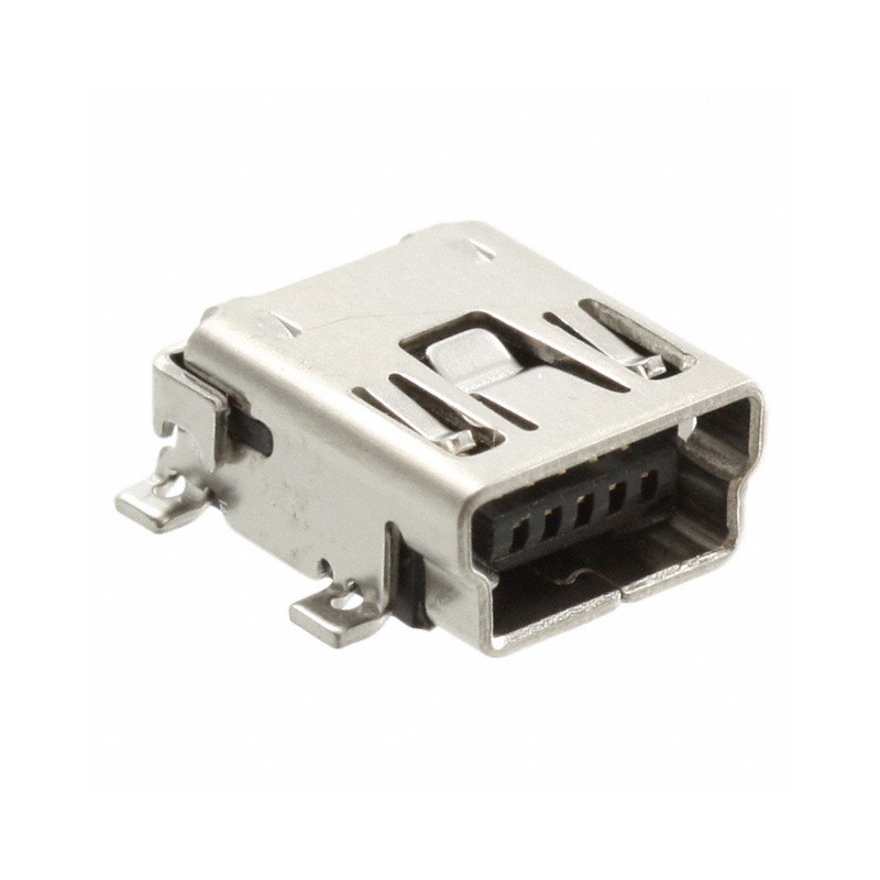 1 pcs : 1734035-1 - CONN RCPT USB2.0 MINI B SMD R/A
