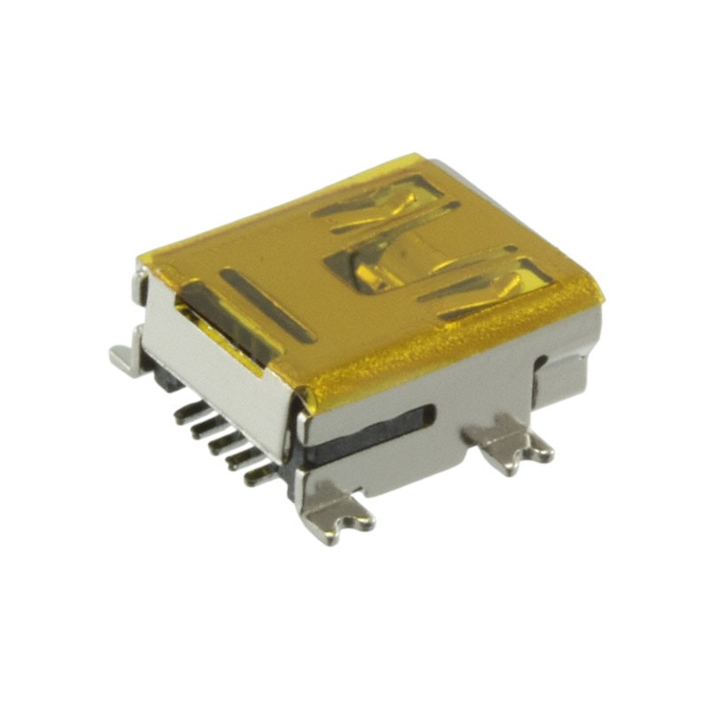 1 pcs : 65100516121 - CONN RCPT USB2.0 MINI B SMD R/A