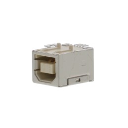 1 pcs : KUSBX-SMT-BS1N-W - SMT USB B-TYPE RECEPTACLE WHITE