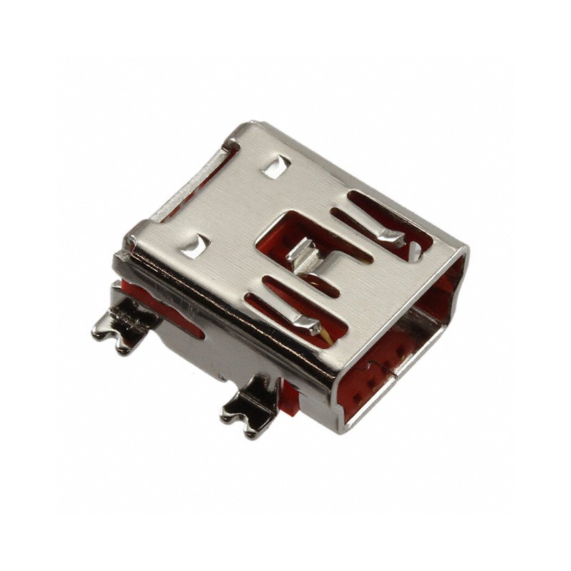 1 pcs : MUSBR-05-F-O-B-SM-A - CONN RCPT USB2.0 MINI B SMD R/A