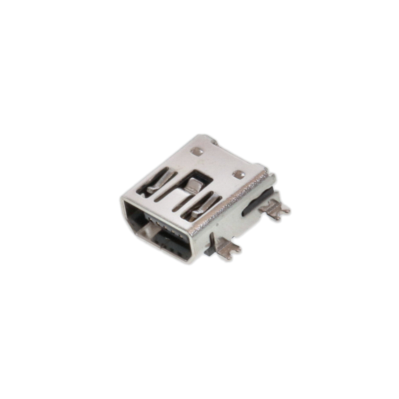 1 pcs : MUSB-05-F-AB-SM-A-TR - CONN RCPT USB2.0 MINI AB SMD R/A