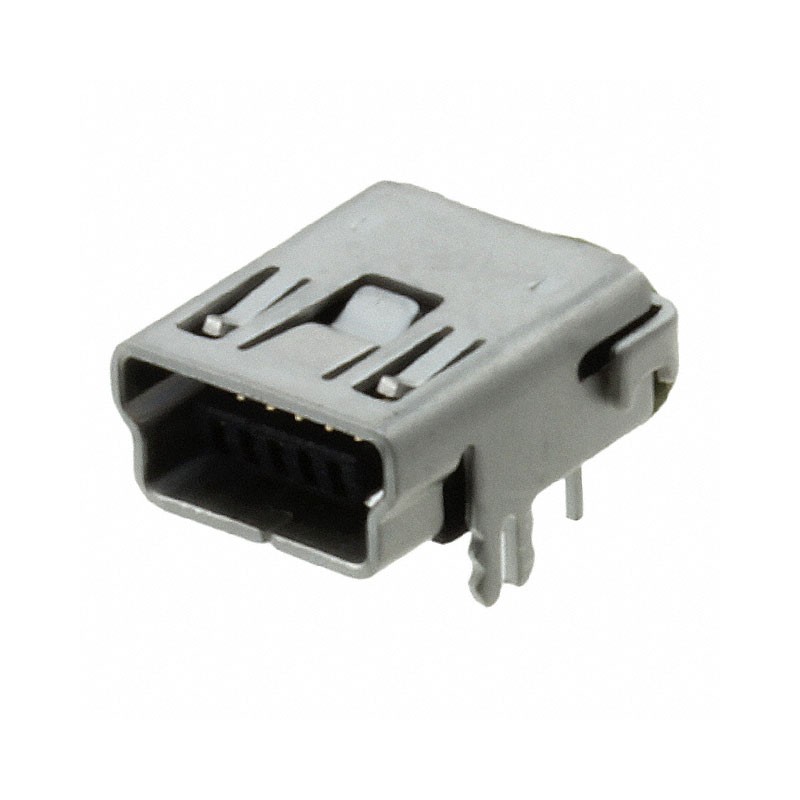 1 pcs : 1734510-1 - CONN RCPT USB2.0 MINI B 5POS R/A