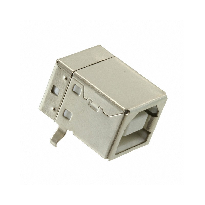 1 pcs : USB-B-S-S-B-TH - CONN RCPT USB2.0 TYPEB 4POS R/A