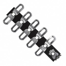 1 pcs : 836 - TERM LUG STRIP 6POS 0.375' DUAL