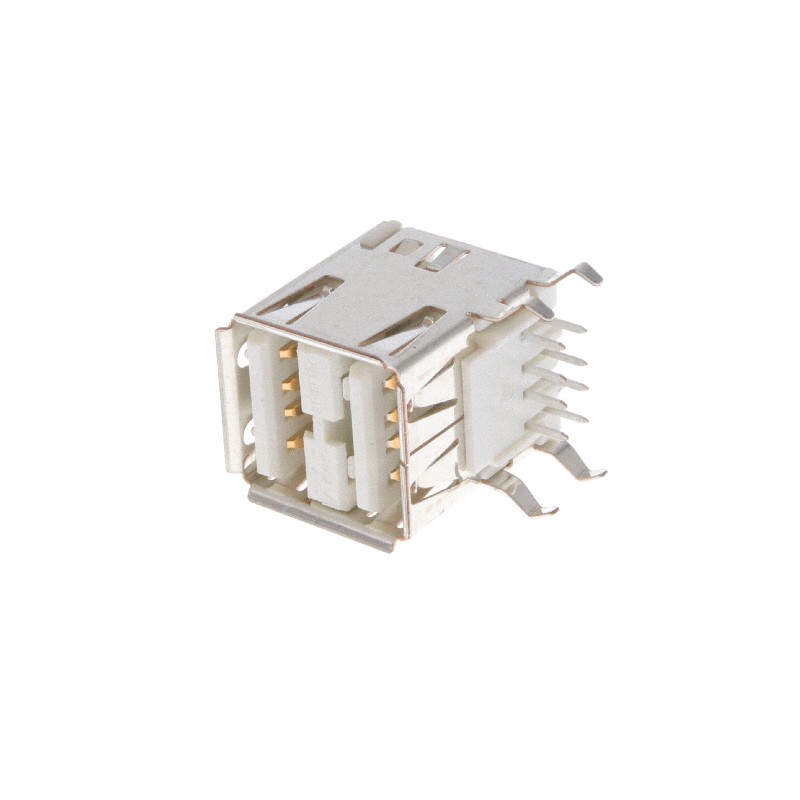 1 pcs : 5787617-3 - CONN RCPT USB2.0 TYPEA STACK R/A