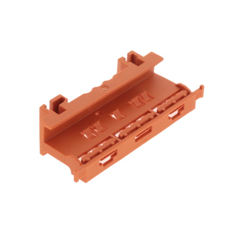 1 pcs : 221-500 - DIN RAIL MNT FOR 221 SPLICE ORNG
