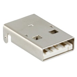 1 pcs : 1-1734028-1 - CONN PLUG USB2.0 TYPEA 4P SMD RA