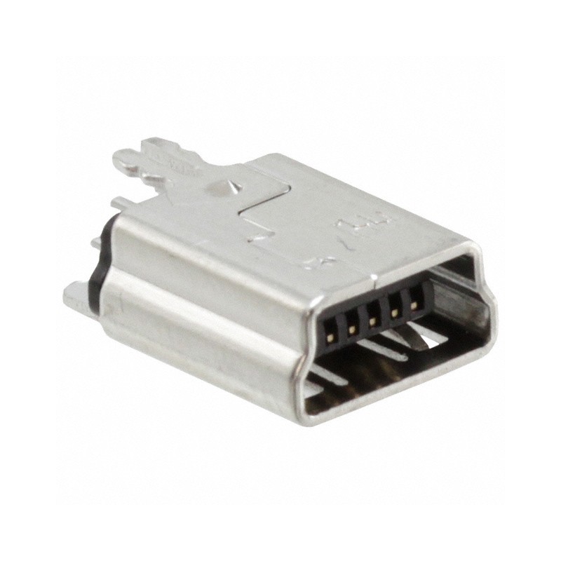 1 pcs : 1734753-1 - CONN RCPT USB2.0 MINI B VERT