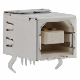 1 pcs : 897-43-004-90-000000 - CONN RCPT USB2.0 TYPEB 4POS R/A