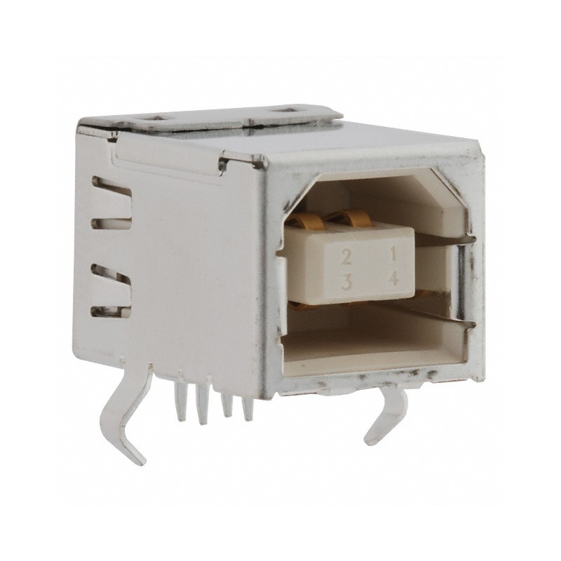 1 pcs : 897-43-004-90-000000 - CONN RCPT USB2.0 TYPEB 4POS R/A