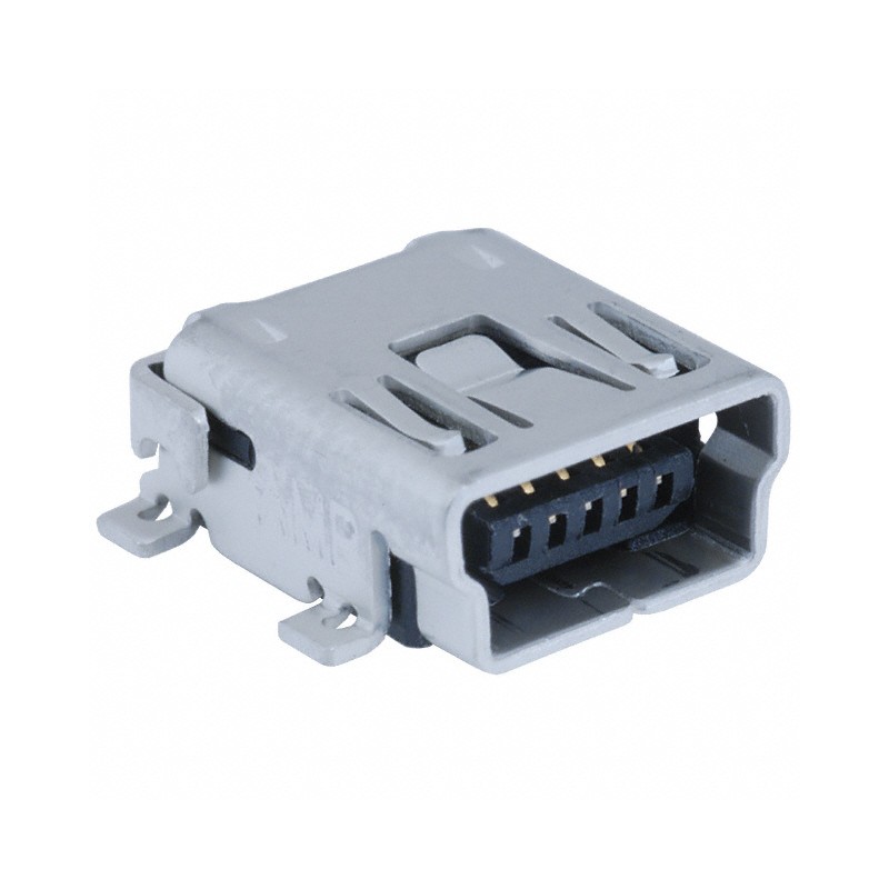 1 pcs : 1734035-2 - CONN RCPT USB2.0 MINI B SMD R/A