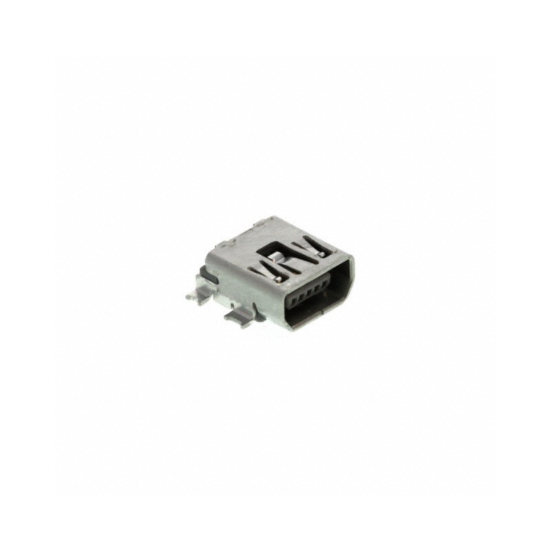 1 pcs : 0565790576 - CONN RCPT USB2.0 MINI AB SMD R/A