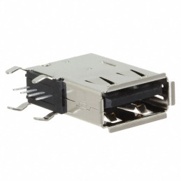 1 pcs : USB-A-S-S-B-VU - CONN RCPT USB2.0 TYPEA 4POS R/A