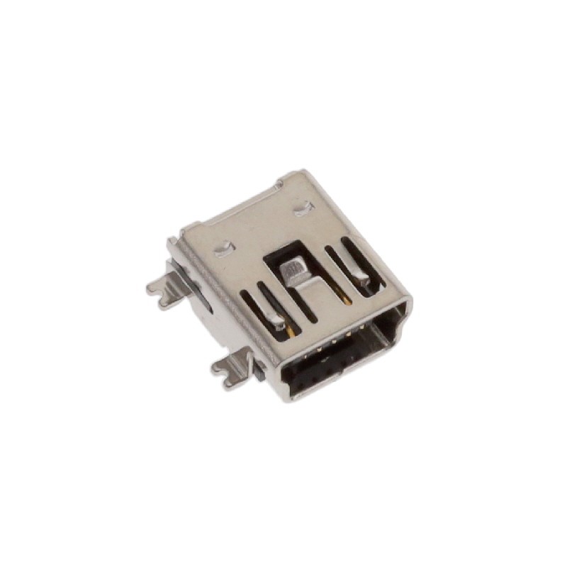 1 pcs : MUSB-05-S-B-SM-A-TR - CONN RCPT USB2.0 MINI B SMD R/A