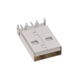 1 pcs : KUSBX-SMT2AP1S-W30 - USB A-TYPE PLUG SMT FULLY SHIELD