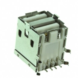 1 pcs : 0672984090 - CONN RCPT TYPEA STACKED 8POS R/A