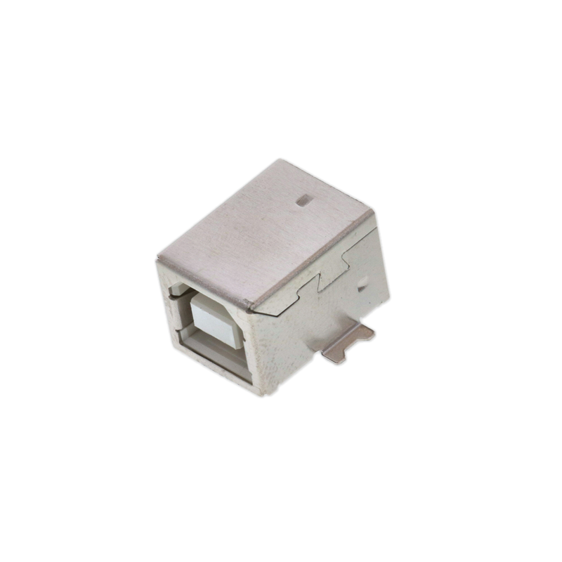 1 pcs : USB-B-S-F-W-SM-TR - CONN RCPT USB2.0 TYPEB 4P SMD RA