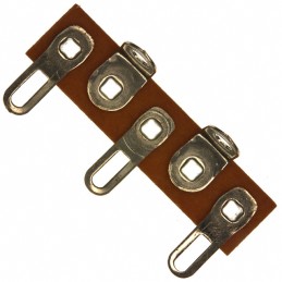 1 pcs : 857 - TERM LUG STRIP 5POS 0.25' SINGLE