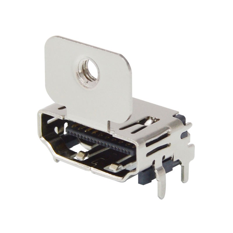 1 pcs : KDMIX-FS2-WS-B15TR-2.1 - CONN HDMI RECEPT SMT RA HI-TEMP