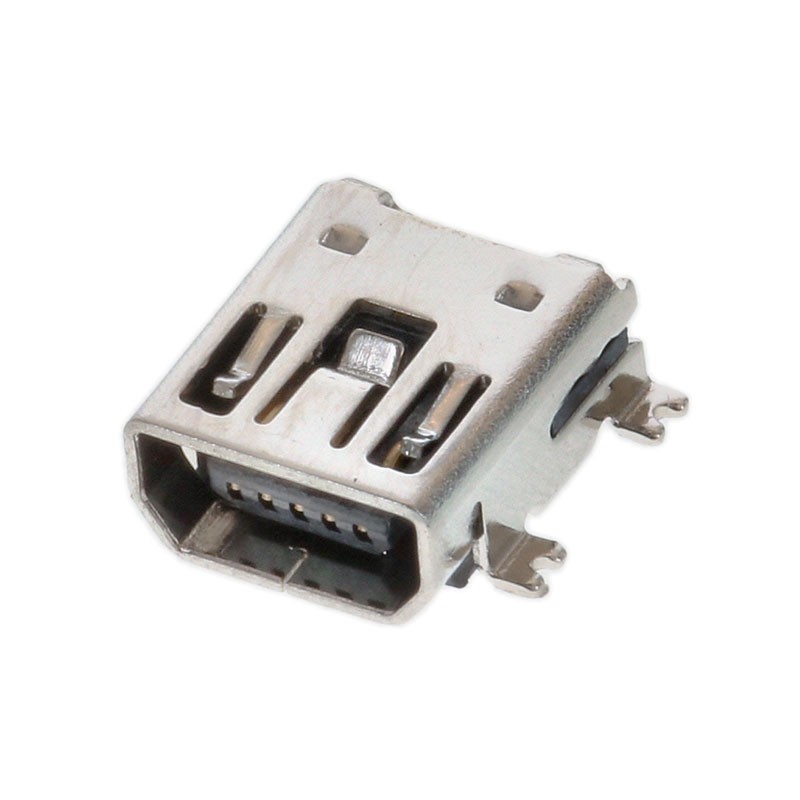 1 pcs : MUSB-05-S-AB-SM-A-TR - CONN RCP MINI USB AB 5POS SMD RA