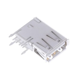 1 pcs : 292336-2 - CONN RCPT USB2.0 TYPEA 4POS R/A