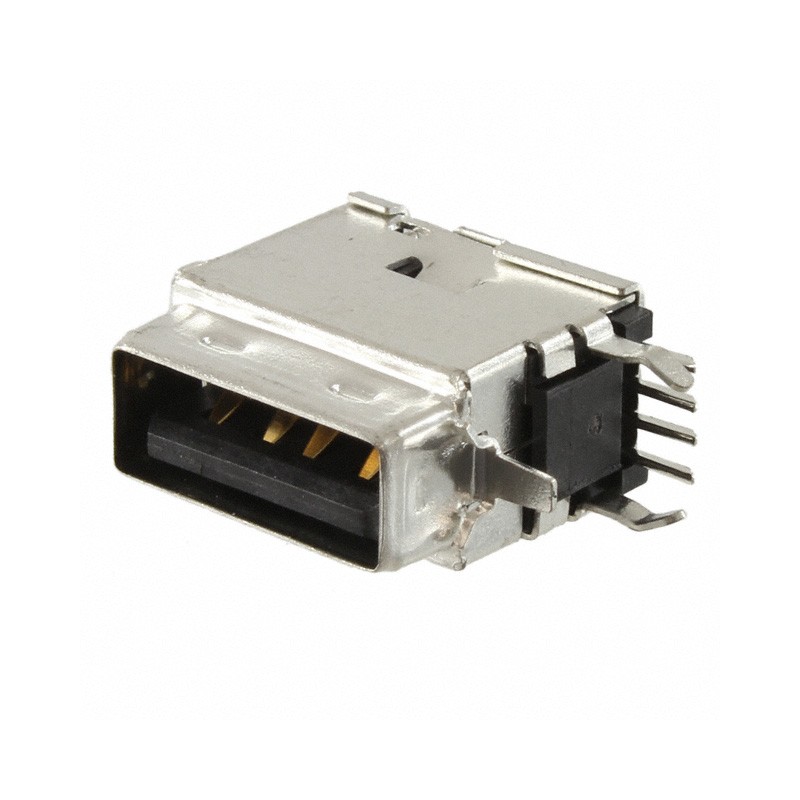 1 pcs : 0894858002 - CONN RCPT USB2.0 TYPEA 4POS R/A