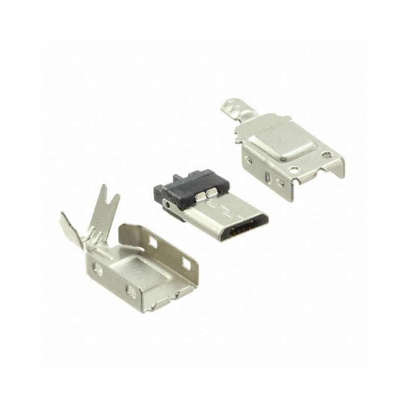 1 pcs : 941 - CONN PLUG USB2.0 MICRO USB B SLD