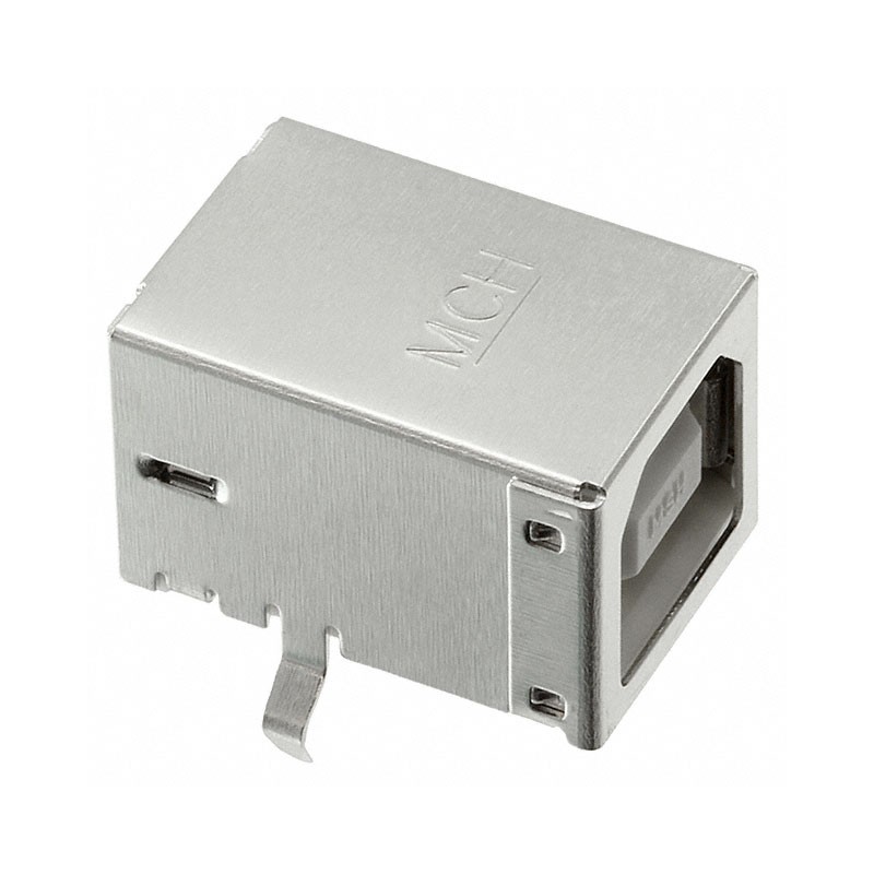 1 pcs : 0670689001 - CONN RCPT USB2.0 TYPEB 4POS R/A