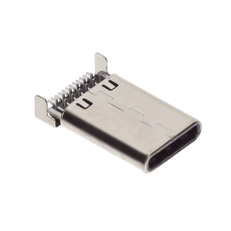 1 pcs : PLUG-USBC-241SMT-TH-4BC2LS - USB TYPE C PLUG SMT