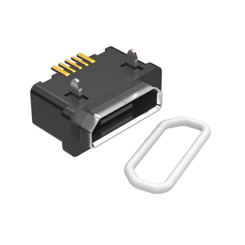 1 pcs : 54-00280 - CONN RCPT USB2.0 MICRO B SMD RA