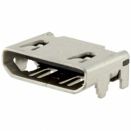 1 pcs : 2013978-2 - CONN RCPT MINI HDMI 19POS SMD RA