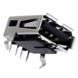 1 pcs : 1903814-1 - CONN RCPT USB2.0 TYPEA 4POS R/A