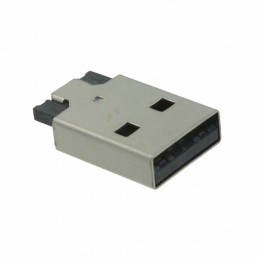 1 pcs : 629004113921 - CONN PLUG USB2.0 TYPEA 4P SMD RA