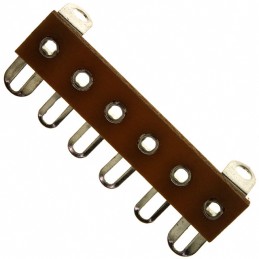 1 pcs : 859 - TERM LUG STRIP 6POS 0.25' SINGLE