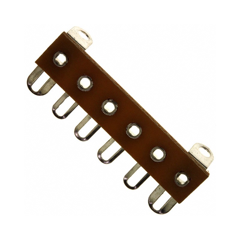 1 pcs : 859 - TERM LUG STRIP 6POS 0.25' SINGLE