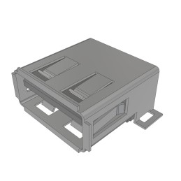 1 pcs : USB-A-S-S-B-SM2-R-TR - USB 2.0 INTERFACE, TYPE A