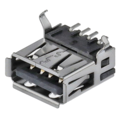 1 pcs : 1-292303-1 - CONN RCPT USB2.0 TYPEA 4P SMD RA