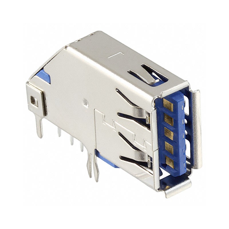 1 pcs : 0484040003 - CONN RCPT USB3.0 TYPEA 9POS R/A