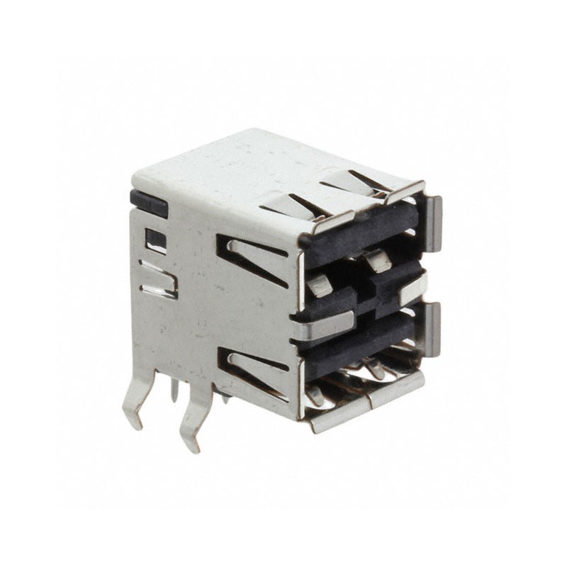 1 pcs : 5787745-4 - CONN RCPT USB2.0 TYPEA STACK R/A