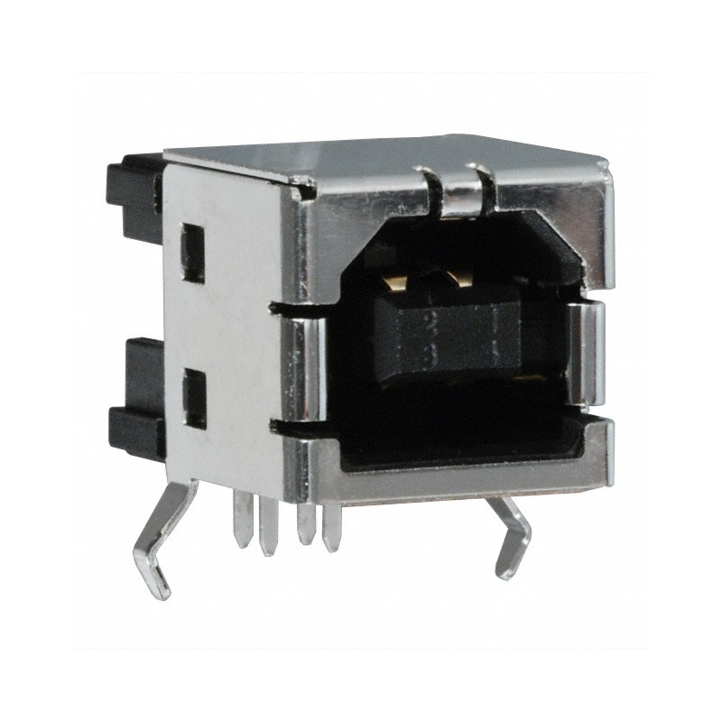 1 pcs : 292304-5 - CONN RCPT USB2.0 TYPEB 4POS R/A